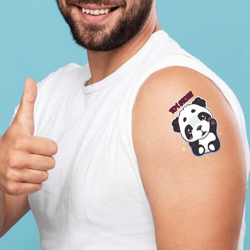 WORKWEAR, SAFETY & CORPORATE CLOTHING SPECIALISTS  - 78 x 102mm Classic Temporary Tattoos