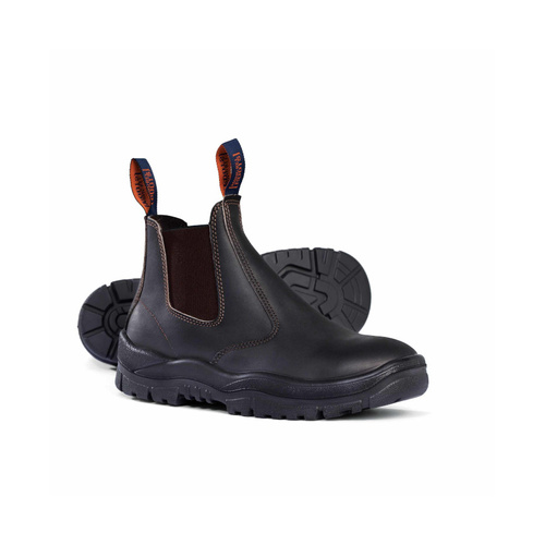 WORKWEAR, SAFETY & CORPORATE CLOTHING SPECIALISTS  - Claret Oil Kip Premium Elastic Sided Boot