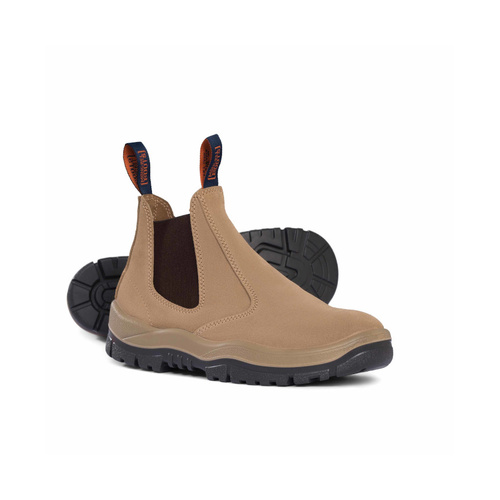 WORKWEAR, SAFETY & CORPORATE CLOTHING SPECIALISTS  - Wheat Suede Elastic Sided Boot