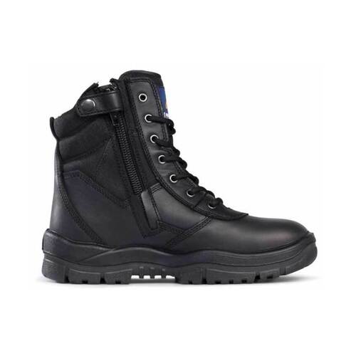 WORKWEAR, SAFETY & CORPORATE CLOTHING SPECIALISTS  - Black High Leg ZipSider Boot - SP>Z