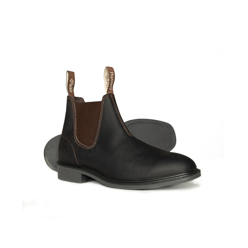 WORKWEAR, SAFETY & CORPORATE CLOTHING SPECIALISTS  - Claret Oil Kip V-Cut Riding Boot