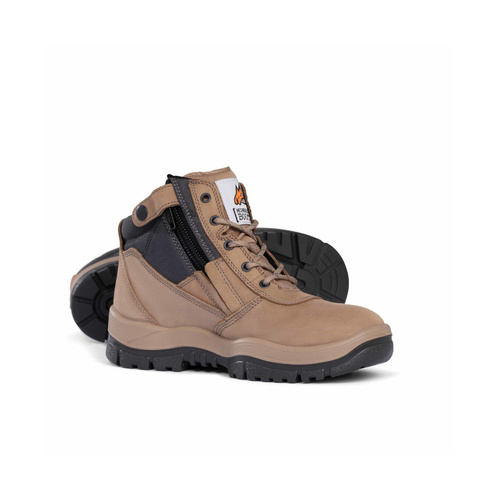 WORKWEAR, SAFETY & CORPORATE CLOTHING SPECIALISTS  - Stone Non-Safety ZipSider Boot