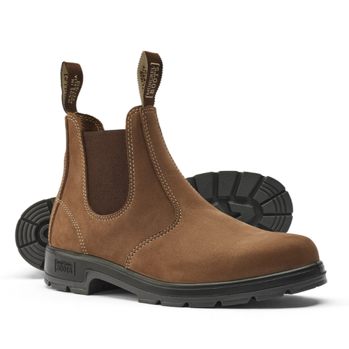 WORKWEAR, SAFETY & CORPORATE CLOTHING SPECIALISTS  - Vintage Brown K9 Elastic Sided Boot