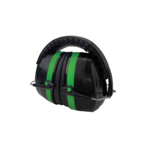 WORKWEAR, SAFETY & CORPORATE CLOTHING SPECIALISTS  - Maxisafe Folding Earmuff 33dB Class 5 Green