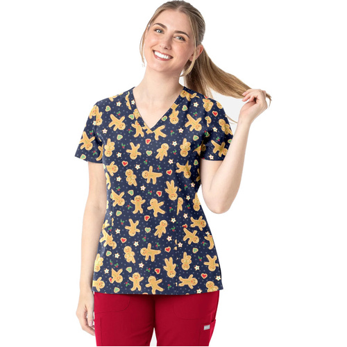 WORKWEAR, SAFETY & CORPORATE CLOTHING SPECIALISTS  Printed V-neck top
