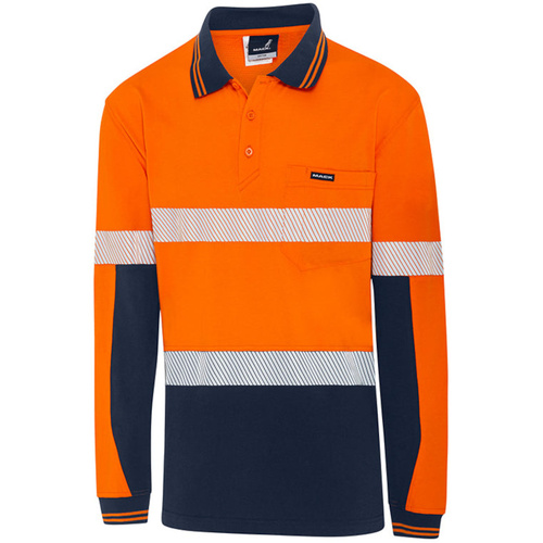 WORKWEAR, SAFETY & CORPORATE CLOTHING SPECIALISTS  - Mack Mens LS Cotton Polo
