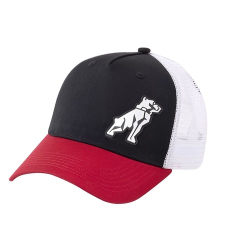 WORKWEAR, SAFETY & CORPORATE CLOTHING SPECIALISTS  - MACK TRI COLOUR CURVED TRUCKER CAP