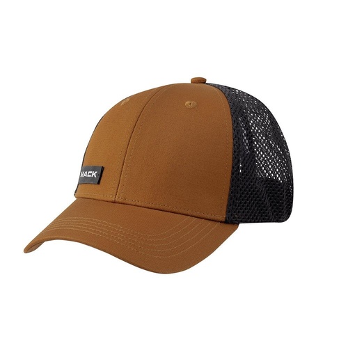 WORKWEAR, SAFETY & CORPORATE CLOTHING SPECIALISTS  - MACK FITTED CURVED TRUCKER w Soft Mesh  X-  Pand