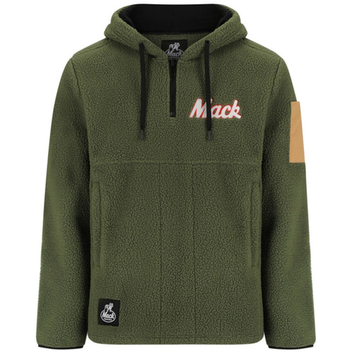 WORKWEAR, SAFETY & CORPORATE CLOTHING SPECIALISTS  - MACK Mens LS Shearling Fleece 1/4 Zip Hoodie 370gsm