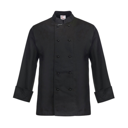 WORKWEAR, SAFETY & CORPORATE CLOTHING SPECIALISTS  - CLASSIC CHEF JACKET L/S with fold back cuff & pen pocket