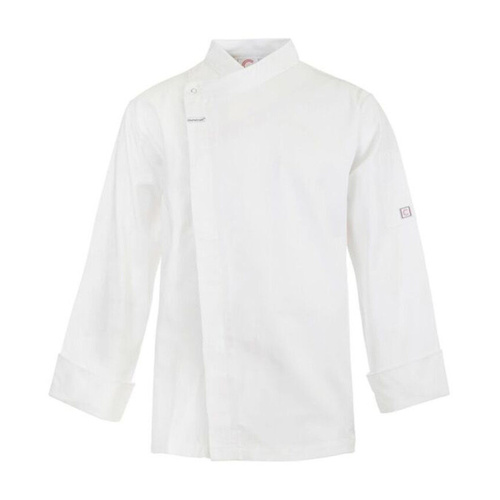WORKWEAR, SAFETY & CORPORATE CLOTHING SPECIALISTS  - Short Sleeve Chefs Tunic with concealed front