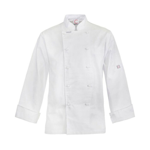 WORKWEAR, SAFETY & CORPORATE CLOTHING SPECIALISTS  - Lightweight Executive Long Sleeve Chefs Jacket