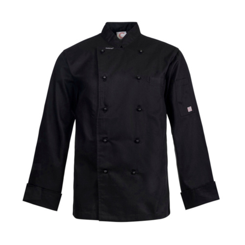 WORKWEAR, SAFETY & CORPORATE CLOTHING SPECIALISTS  - Lightweight Executive Long Sleeve Chefs Jacket