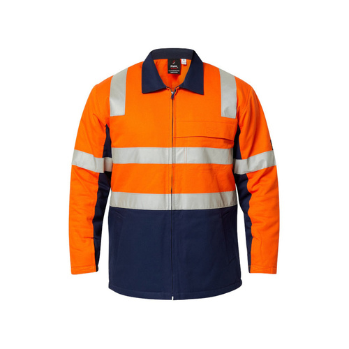 WORKWEAR, SAFETY & CORPORATE CLOTHING SPECIALISTS  - Hi Vis Cotton Reflective Jacket