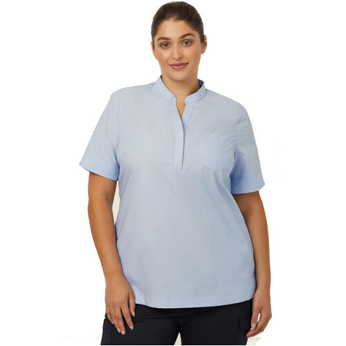 WORKWEAR, SAFETY & CORPORATE CLOTHING SPECIALISTS  - NNT - TEXTURED SHORT SLEEVE TUNIC