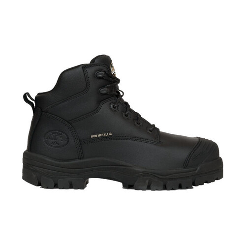 WORKWEAR, SAFETY & CORPORATE CLOTHING SPECIALISTS  - AT 45 - 130mm Zip Side Lace Up Hiker - 45-640Z