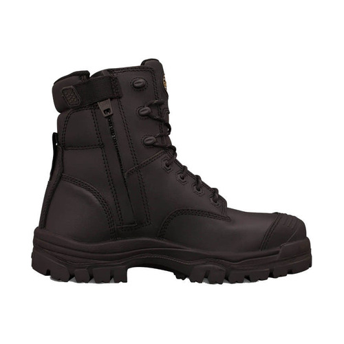WORKWEAR, SAFETY & CORPORATE CLOTHING SPECIALISTS  - AT 45 - 150mm Zip Side Lace Up Boot - 45-645Z