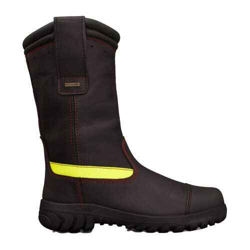 WORKWEAR, SAFETY & CORPORATE CLOTHING SPECIALISTS  - HS 66 - 300mm Pull On Structural Fire Fighters Boot - 66-496