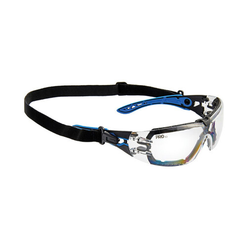 WORKWEAR, SAFETY & CORPORATE CLOTHING SPECIALISTS  - PROTEUS 5 SAFETY GLASSES CLEAR LENS SPEC AND GASKET COMBO