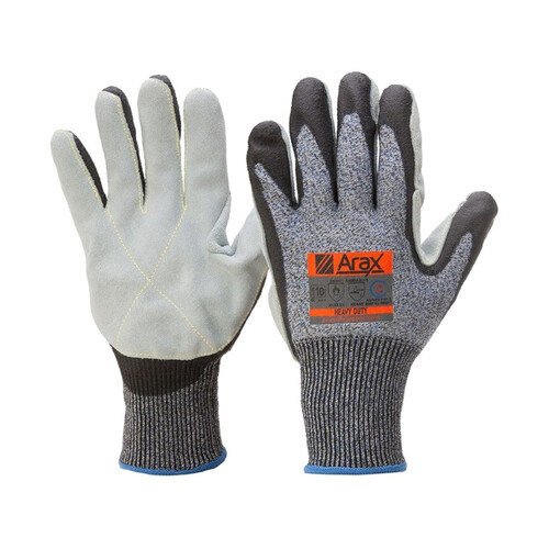 WORKWEAR, SAFETY & CORPORATE CLOTHING SPECIALISTS  - ARAX Heavy Duty-ARAX Liner Foam Nitrile/Synth Leather Palm