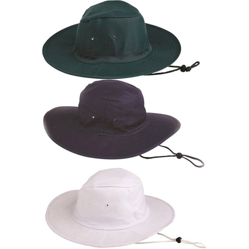 WORKWEAR, SAFETY & CORPORATE CLOTHING SPECIALISTS  - Poly/Cotton Sun Hat