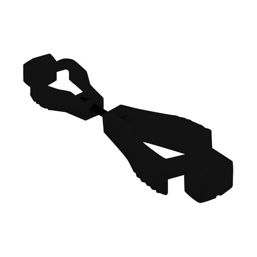 WORKWEAR, SAFETY & CORPORATE CLOTHING SPECIALISTS  - Glove Clip Keeper Black (MOQ 10)