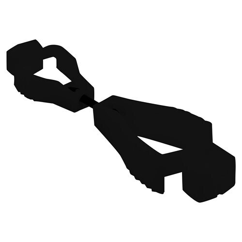 WORKWEAR, SAFETY & CORPORATE CLOTHING SPECIALISTS  - Glove Clip Keeper Black (MOQ 10)