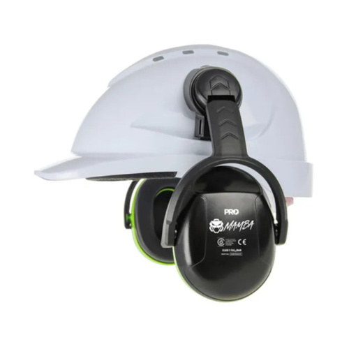 WORKWEAR, SAFETY & CORPORATE CLOTHING SPECIALISTS  - MAMBA SLIMLINE PRO SERIES CAP MOUNTED EARMUFF