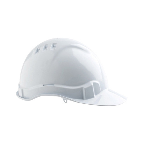 WORKWEAR, SAFETY & CORPORATE CLOTHING SPECIALISTS  - V6 Hard Hat Vented Pushlock Harness - White