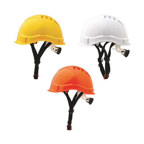WORKWEAR, SAFETY & CORPORATE CLOTHING SPECIALISTS  - Airborne Linesman Hard Hat Vented Micro Peak