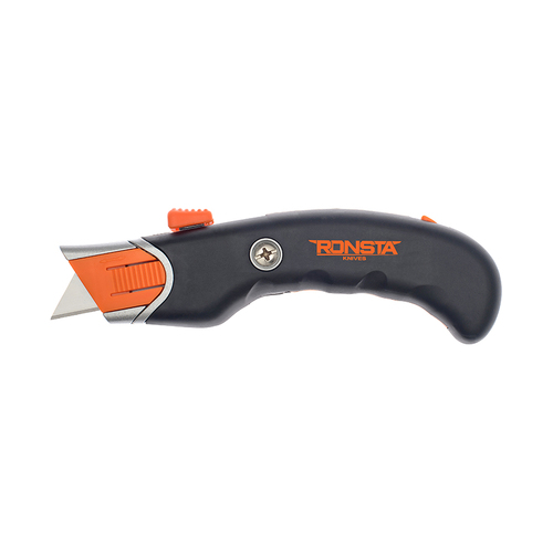 WORKWEAR, SAFETY & CORPORATE CLOTHING SPECIALISTS  - Safety Knife Auto-Retractable with Ergo Grip RONSTA