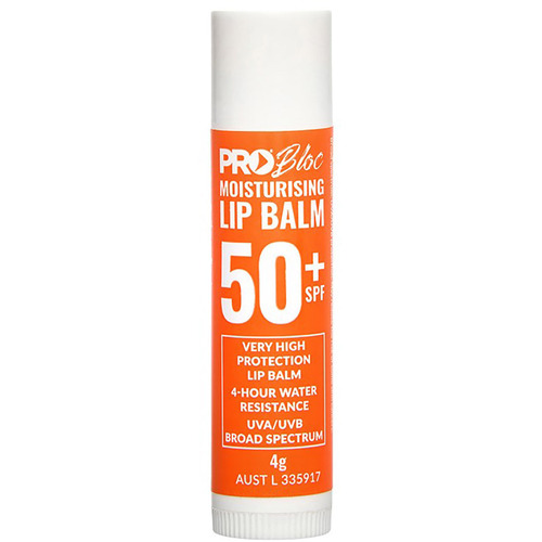 WORKWEAR, SAFETY & CORPORATE CLOTHING SPECIALISTS  - PROBLOC SPF 50+ Lip Balm 4g