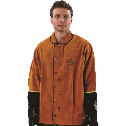 WORKWEAR, SAFETY & CORPORATE CLOTHING SPECIALISTS  - HOT SHOT Welders Jacket. Kevlar Stitched