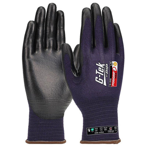 WORKWEAR, SAFETY & CORPORATE CLOTHING SPECIALISTS  - G-TEK POSIGRIP MAX PURPLE CUT D