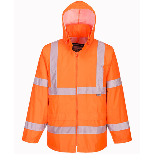WORKWEAR, SAFETY & CORPORATE CLOTHING SPECIALISTS  - Hi-Vis Rain Jacket