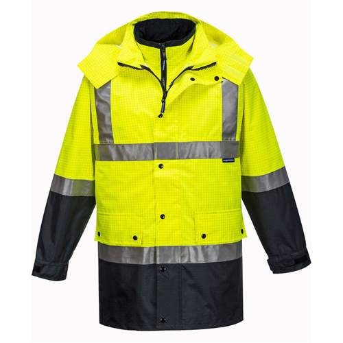 WORKWEAR, SAFETY & CORPORATE CLOTHING SPECIALISTS  - Mackay Anti Static 4 in 1 Jacket (Old HV888-7)