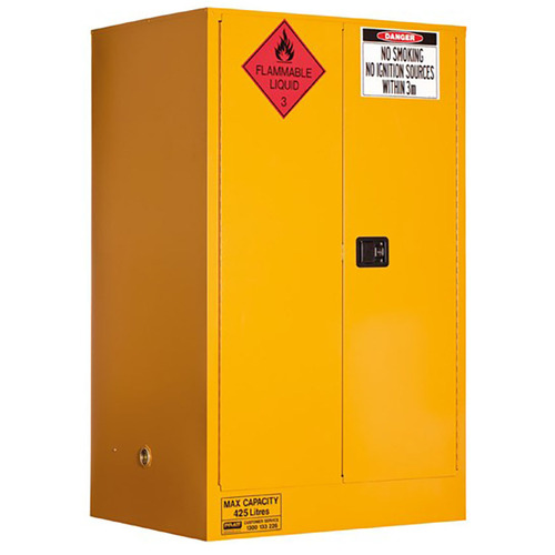 WORKWEAR, SAFETY & CORPORATE CLOTHING SPECIALISTS  - Flammable Storage Cabinet 425L 2 Door, 3 Shelf