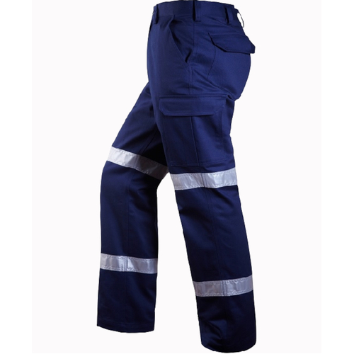 WORKWEAR, SAFETY & CORPORATE CLOTHING SPECIALISTS  - Light Weight Reflective Cargo Trousers