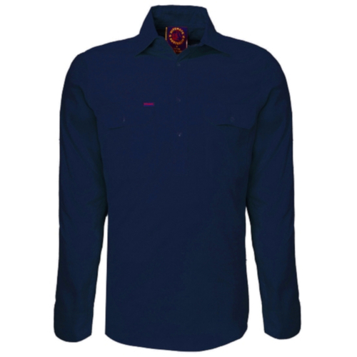WORKWEAR, SAFETY & CORPORATE CLOTHING SPECIALISTS  - Closed Front Shirt Long Sleeves