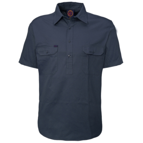 WORKWEAR, SAFETY & CORPORATE CLOTHING SPECIALISTS  - Closed Front Shirt Short Sleeve