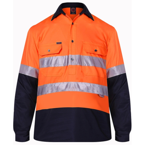 WORKWEAR, SAFETY & CORPORATE CLOTHING SPECIALISTS  - Closed Front 2 Tone with 3M 8910 Reflective Tape