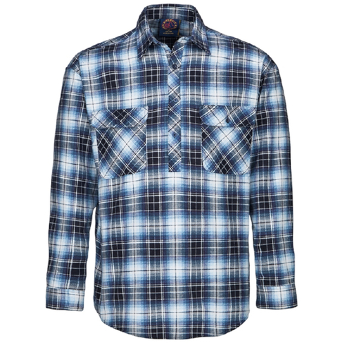 WORKWEAR, SAFETY & CORPORATE CLOTHING SPECIALISTS  - Closed Front Flannelette Shirt