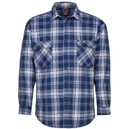 WORKWEAR, SAFETY & CORPORATE CLOTHING SPECIALISTS  - Open Front Flannelette Shirt