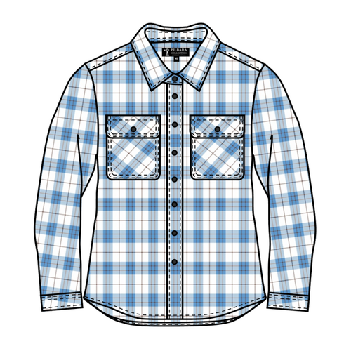 WORKWEAR, SAFETY & CORPORATE CLOTHING SPECIALISTS  - Hip Pocket Flannelette Shirt Women's Open Front
