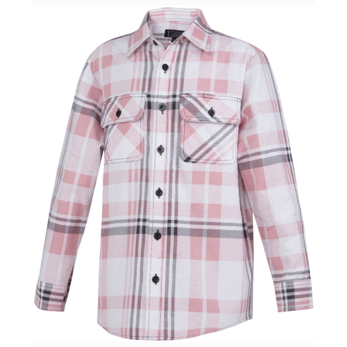 WORKWEAR, SAFETY & CORPORATE CLOTHING SPECIALISTS  - Kids Open Front Flannelette Shirt