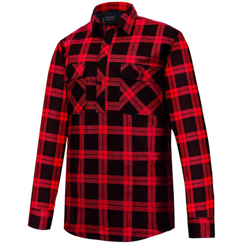 WORKWEAR, SAFETY & CORPORATE CLOTHING SPECIALISTS  - Closed Front Flannelette Shirt - -