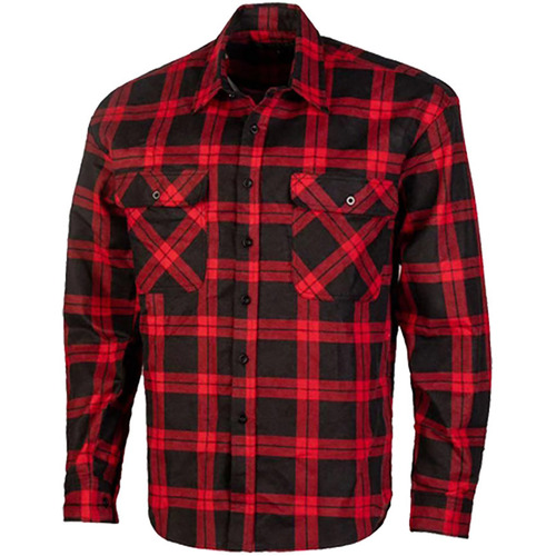 WORKWEAR, SAFETY & CORPORATE CLOTHING SPECIALISTS  - Open Front Flannelette Shirt