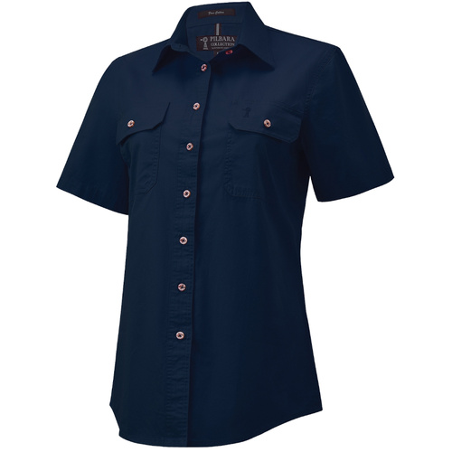 WORKWEAR, SAFETY & CORPORATE CLOTHING SPECIALISTS  - Women's Pilbara Open Front S/S Shirt