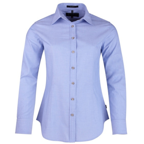 WORKWEAR, SAFETY & CORPORATE CLOTHING SPECIALISTS  - Pilbara Ladies Shirt Long Sleeve Chambray