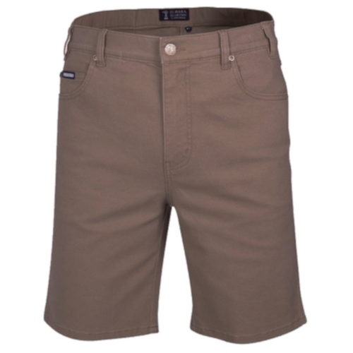WORKWEAR, SAFETY & CORPORATE CLOTHING SPECIALISTS  - Pilbara Men's Cotton Stretch Jean Short